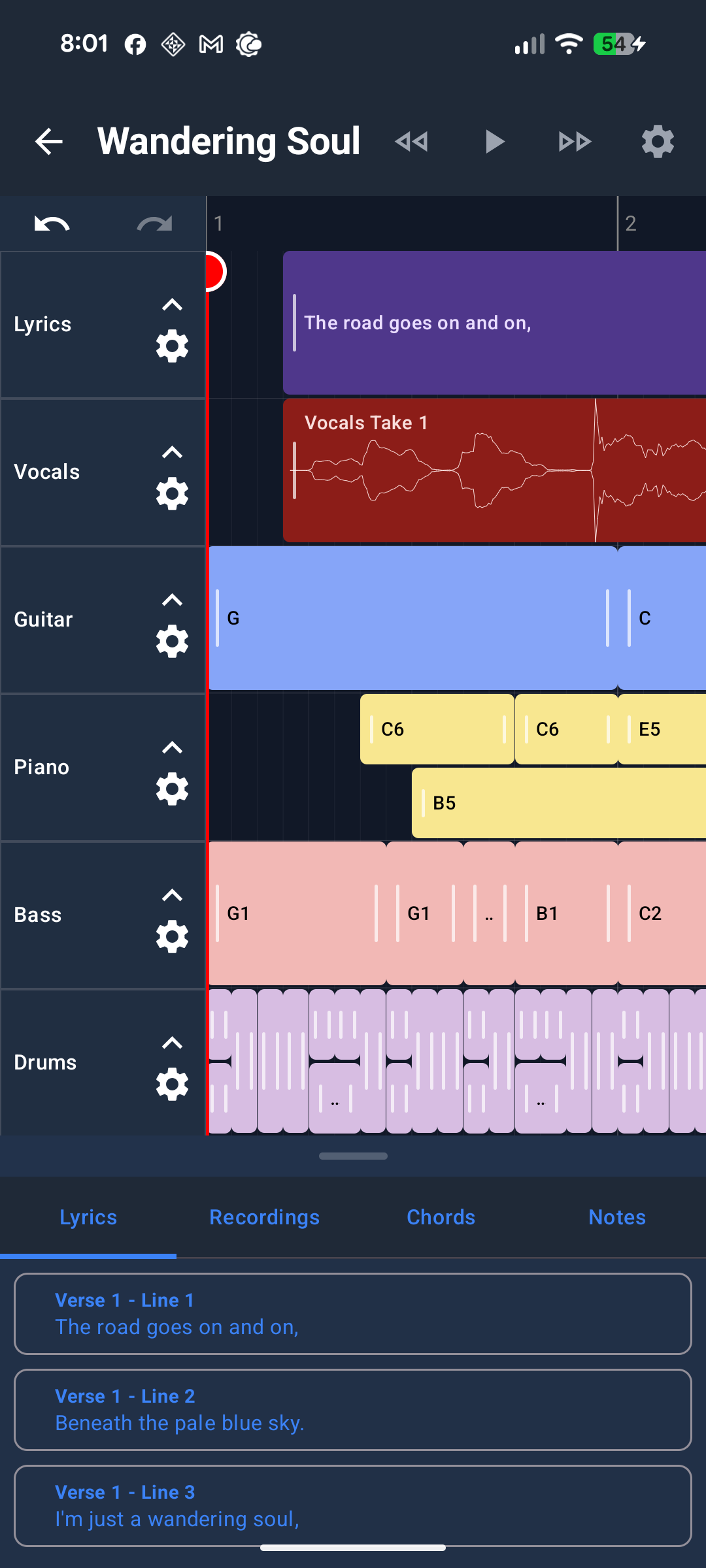 Studio Arrangement